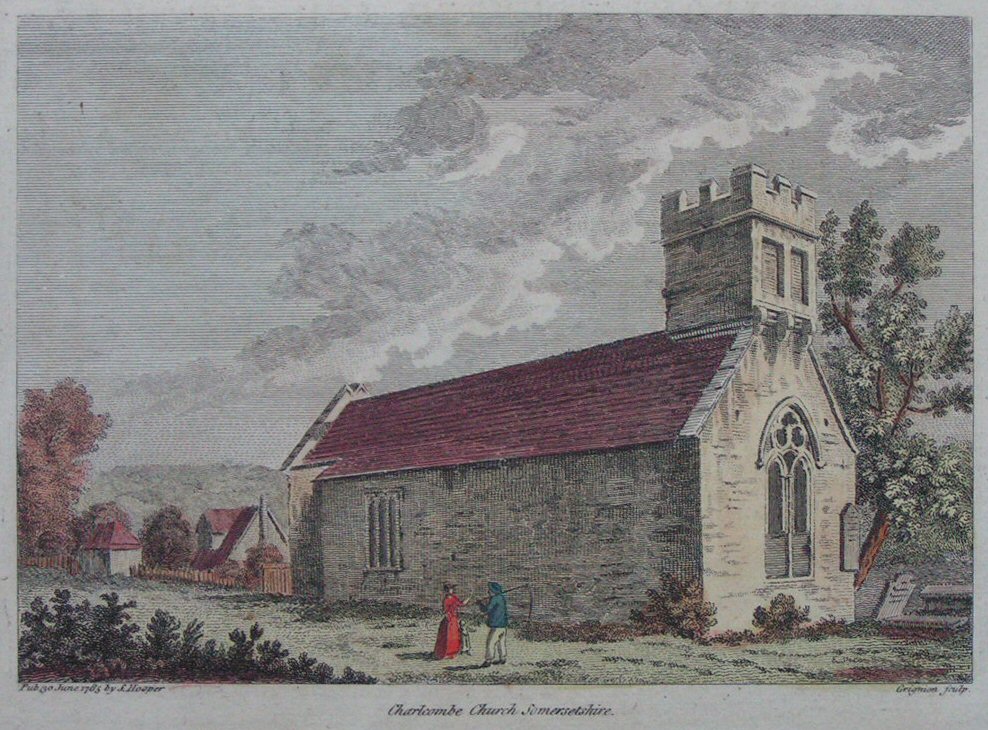 Print - Charlcombe Church, Somersetshire - 